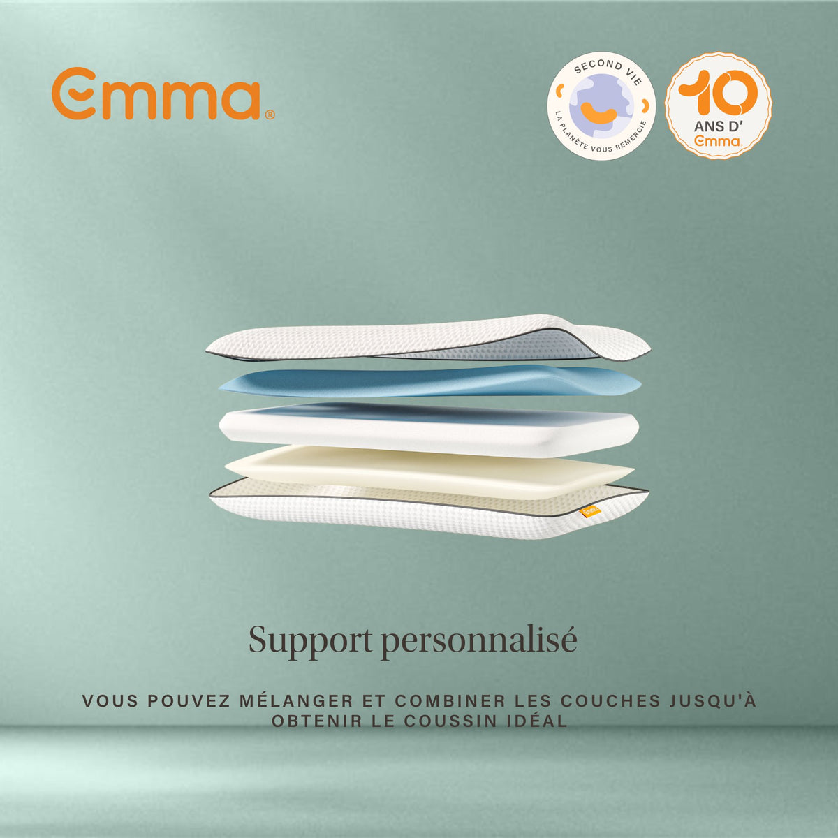 Oreiller Emma Original Adapt reconditionné