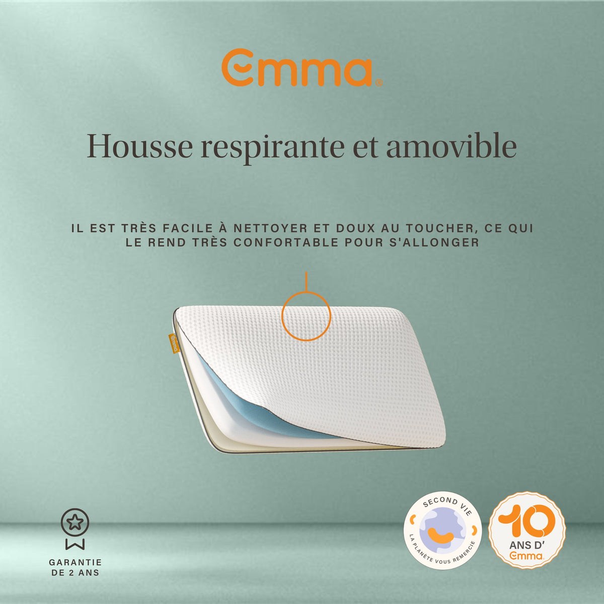 Oreiller Emma Original Adapt reconditionné