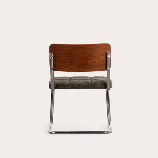 Lot de 4 chaises THE MASIE en Bois et Tissu Cuba