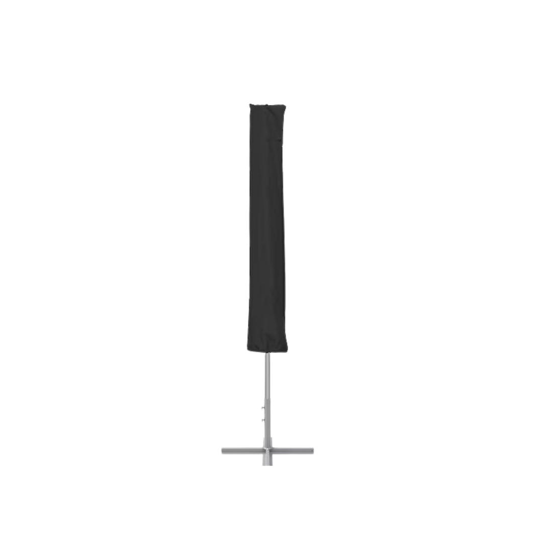 Parasol carré avec pied METRO PROFESSIONAL 3x3 m avec protection UV50+ hydrofuge en aluminium anthracite/platinum