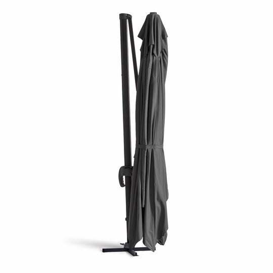 Parasol déporté rectangulaire inclinable et rotatif 360° (4 x 3m) OVIALA