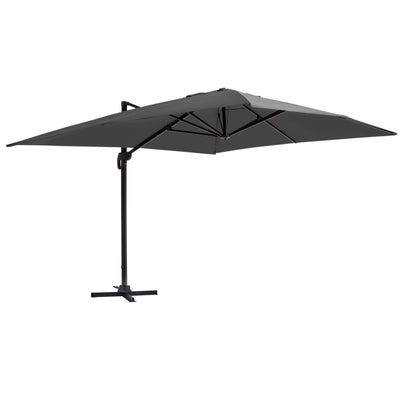 Parasol déporté rectangulaire inclinable et rotatif 360° (4 x 3m) OVIALA