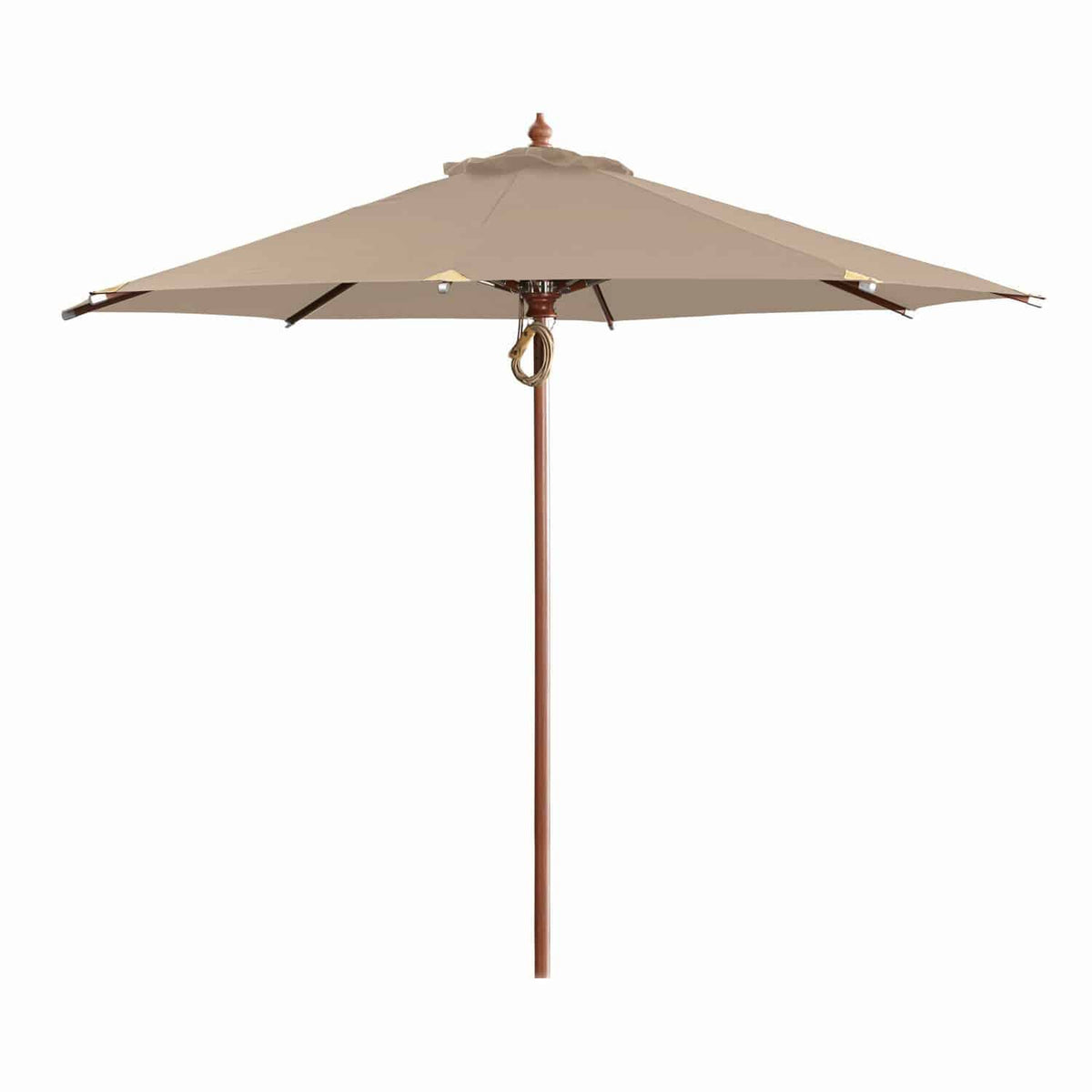 Parasol droit LOBERON Brent taupe — photo produit