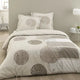 Parure de lit 2 personnes Adèle + 2 taies 65x65cm 100%coton