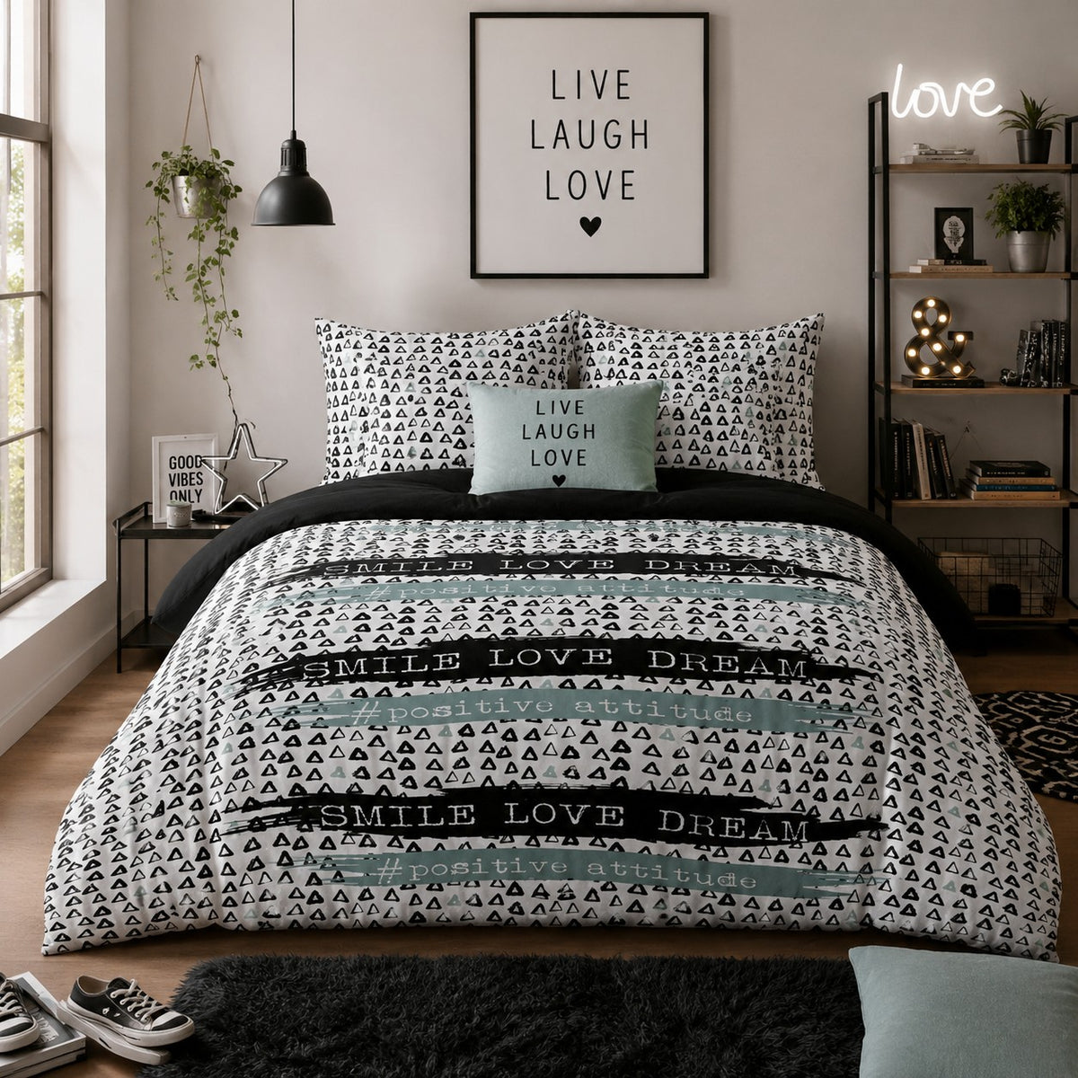 Parure de lit Dream 240x220cm + 2taies 63cm polyester