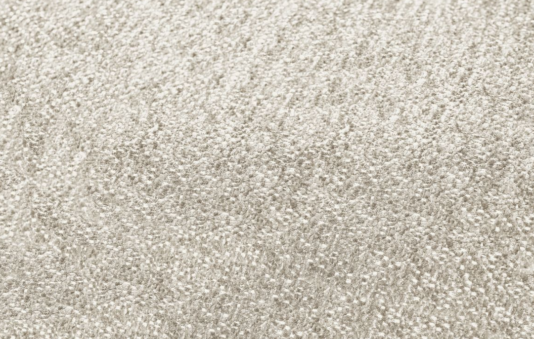 Canapé d'angle Bobochic EVEREST Tissu Chiné Blanc Droit