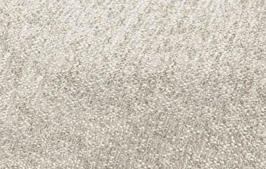 Canapé d'angle Bobochic EVEREST Tissu Chiné Blanc Droit