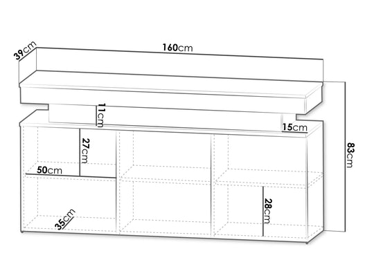 Buffet MOBILIER 1 Monfero Cachemire