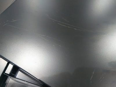 Buffet DRAWER Nino 2 portes en métal bleu PANTONE nuit L75cm