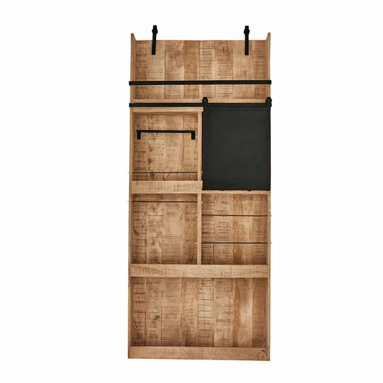 Porte coulissante LOBERON Vulmont en bois et métal — photo produit