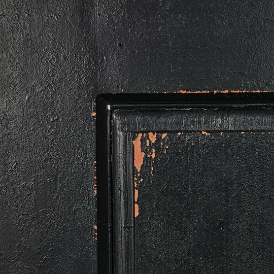Porte coulissante d'intérieur LOBERON Sorelles noir vieilli — photo produit