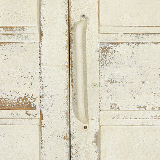 Porte pliante coulissante LOBERON Auberisse blanc vieilli — photo produit