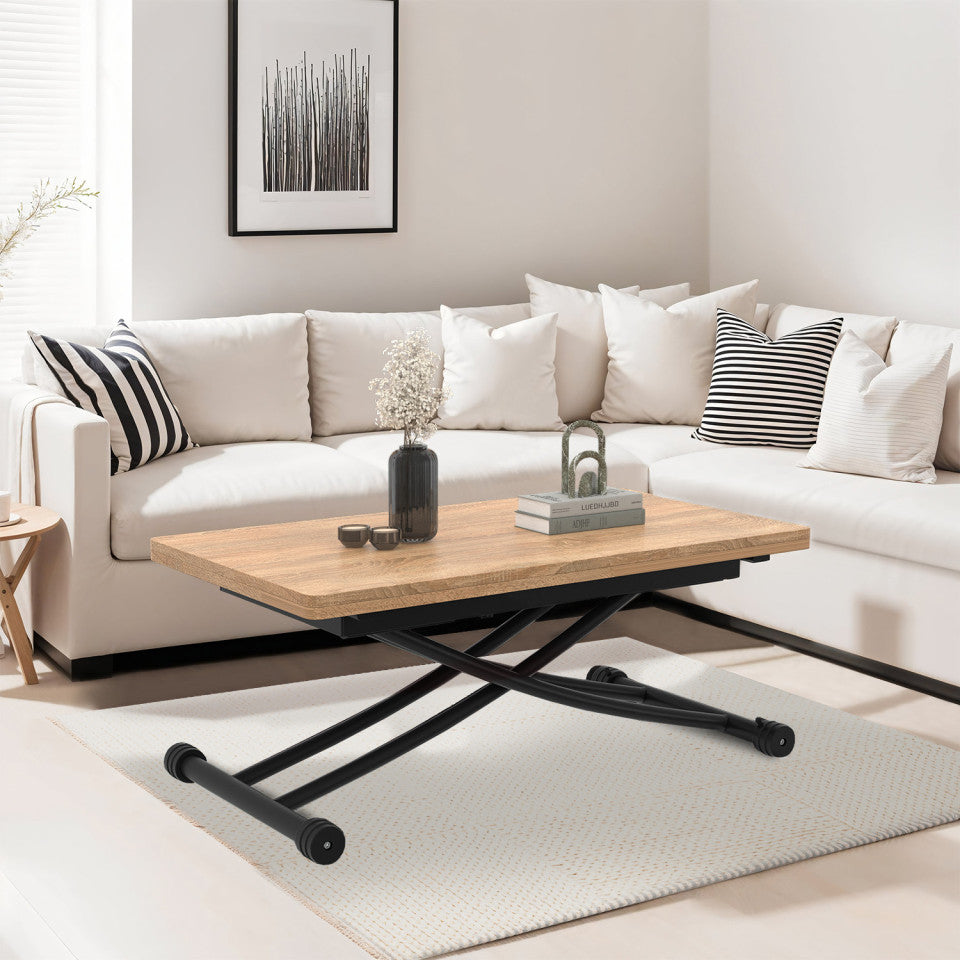 Table basse relevable 2 en 1 Tribeca