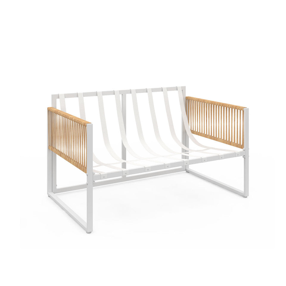 Salon de jardin 4 places Ozea blanc