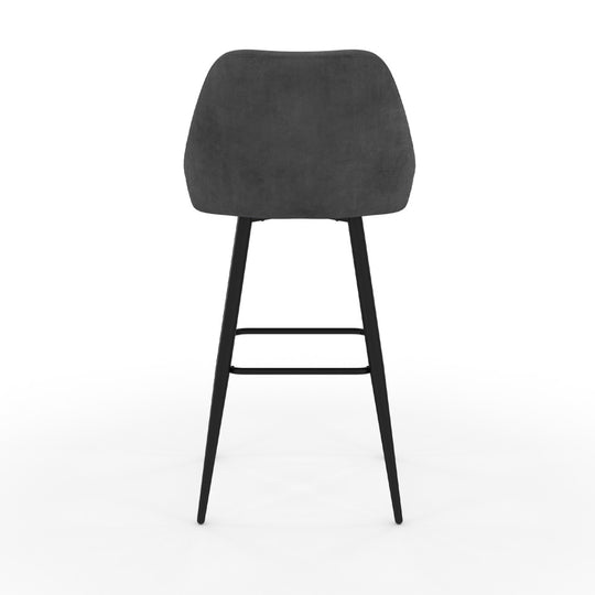 Lot de 4 tabourets Olivia gris