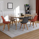 Lot de 6 chaises scandinaves Nordia mix couleurs