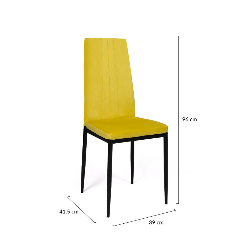 Lot de 4 chaises Jade Mix couleurs