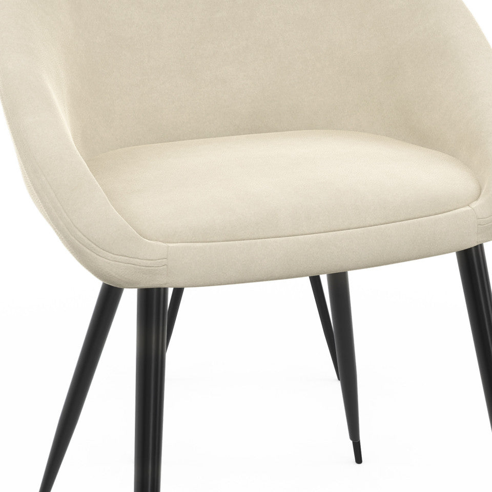 Lot de 4 chaises Dory Beige