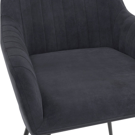Lot de 2 chaises Arriana Gris fonce