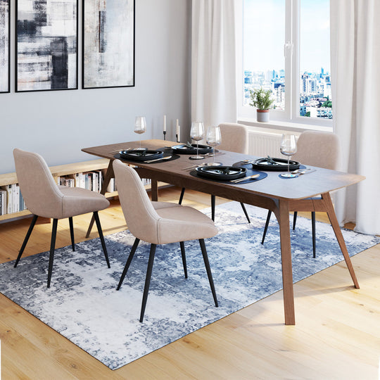 Lot de 4 chaises Ornella taupe