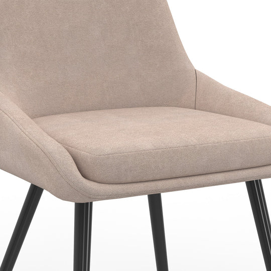 Lot de 4 chaises Ornella taupe