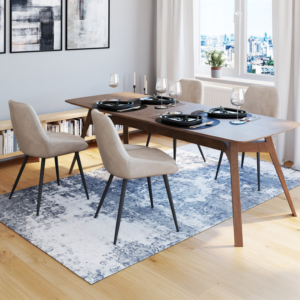 Lot de 4 chaises Olivia taupe