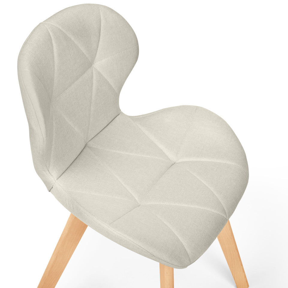 Lot de 2 chaises Gatsby beige