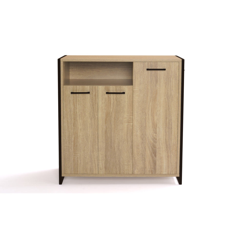 Meuble à chaussures ALAN – 3 portes + niche latérale