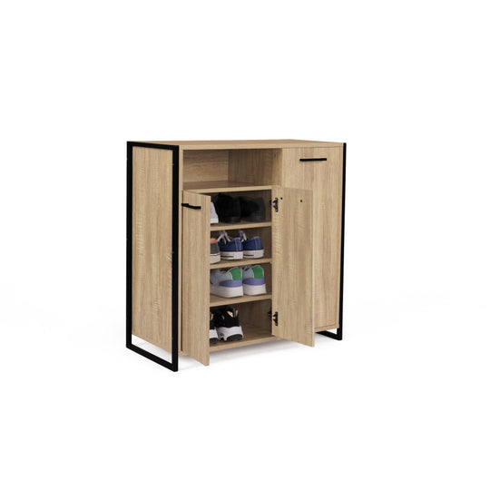 Meuble à chaussures ALAN – 3 portes + niche latérale