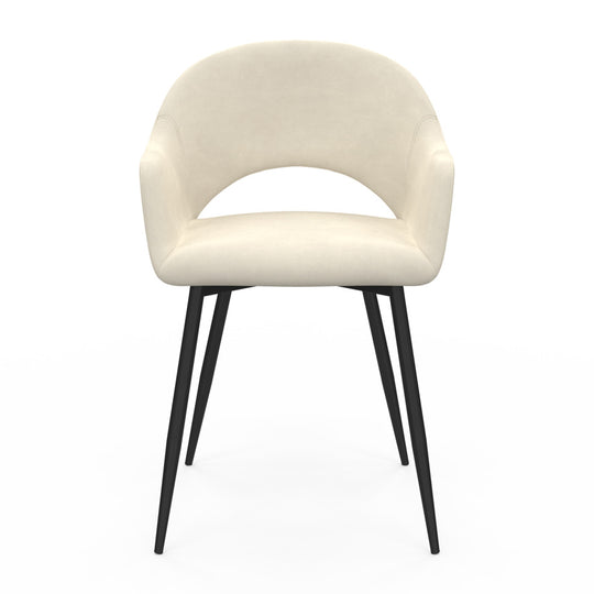 Lot de 2 chaises Rebecca Beige