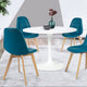 Lot de 4 chaises Rafaela bleu canard