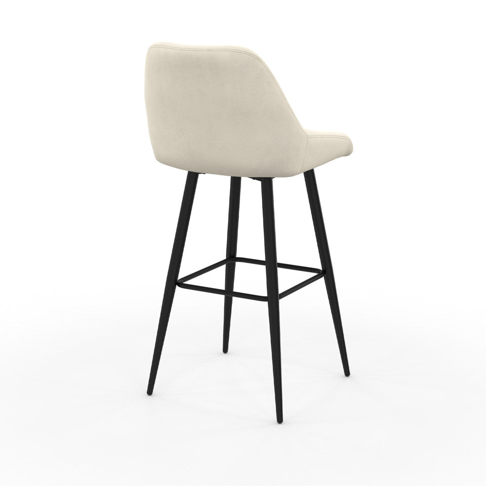 Lot de 2 tabourets Olivia beige