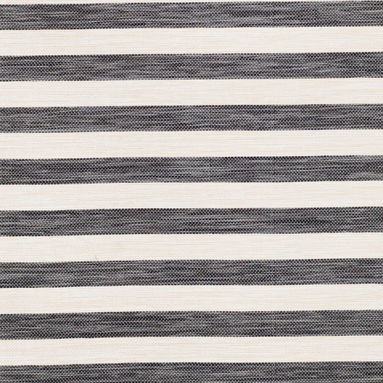 Tapis d'Extérieur/Intérieur Rayé Noir/Ivoire Hofu