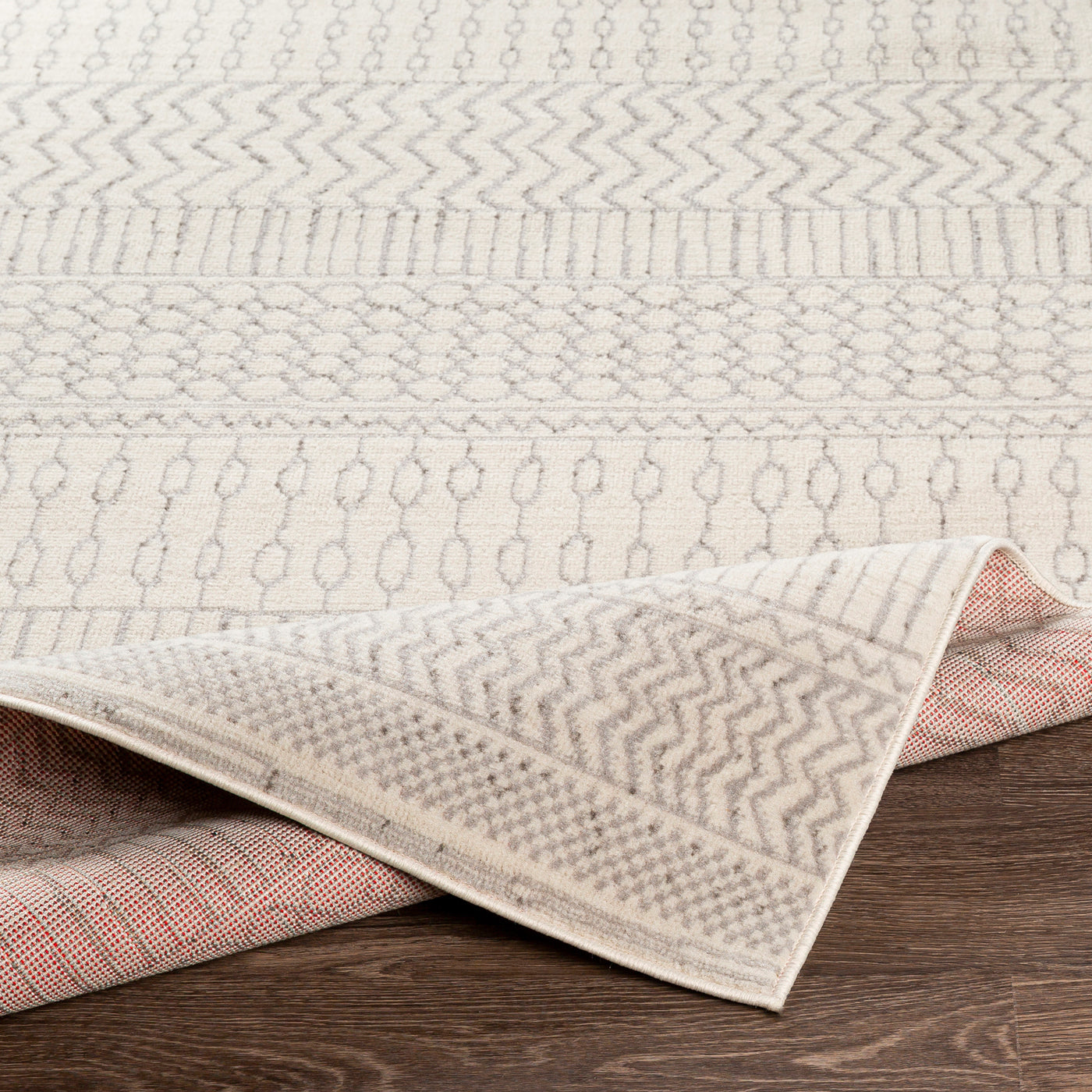 Tapis Scandinave Bohème Blanc/Gris Hama