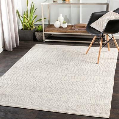 Tapis Scandinave Bohème Blanc/Gris Hama