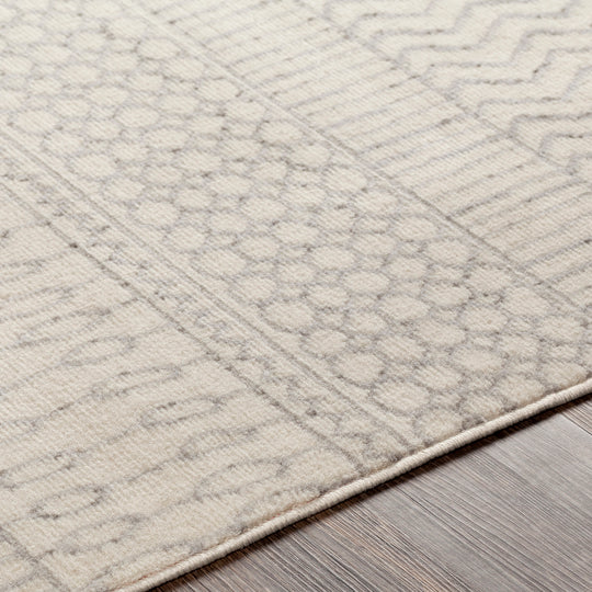 Tapis Scandinave Bohème Blanc/Gris Hama