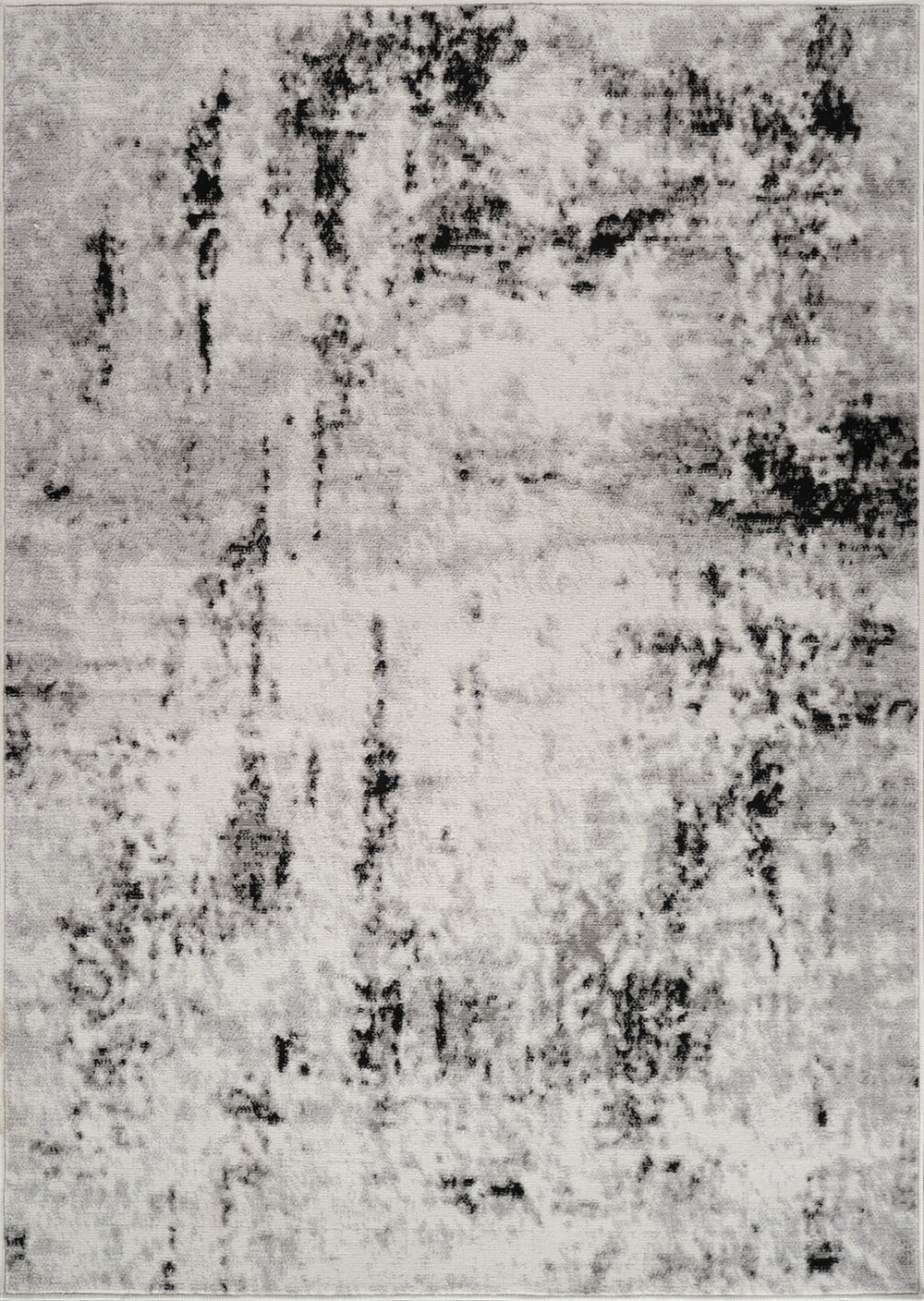 Tapis Abstrait Moderne Blanc/Gris Jordan 200x275cm