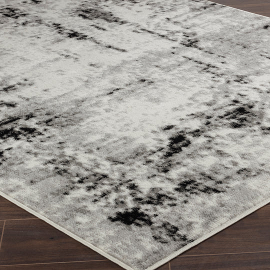 Tapis Abstrait Moderne Blanc/Gris Jordan 200x275cm