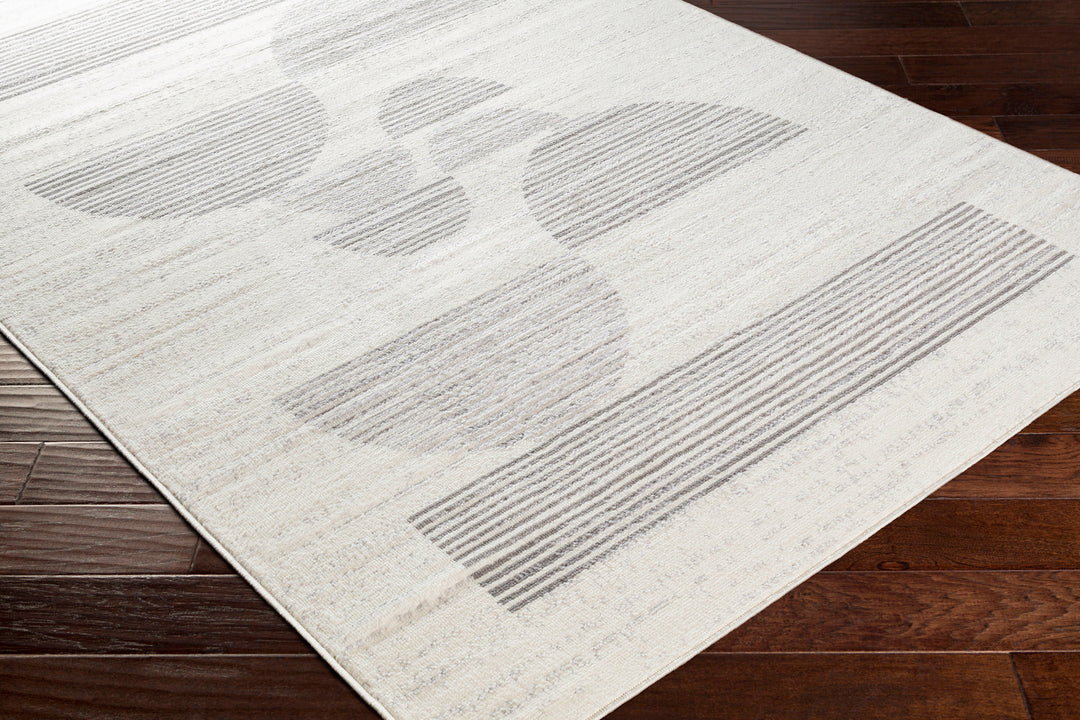 Tapis Scandinave Moderne Blanc/Gris Jimo