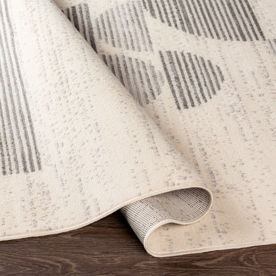 Tapis Scandinave Moderne Blanc/Gris Jimo