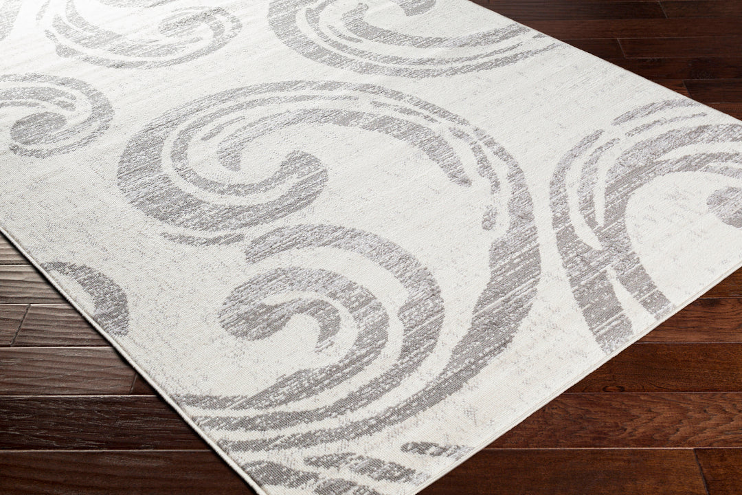 Tapis Scandinave Moderne Blanc/Gris Jamen
