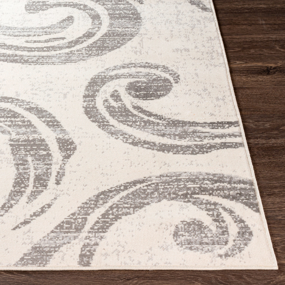 Tapis Scandinave Moderne Blanc/Gris Jamen