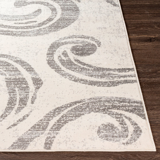 Tapis Scandinave Moderne Blanc/Gris Jamen
