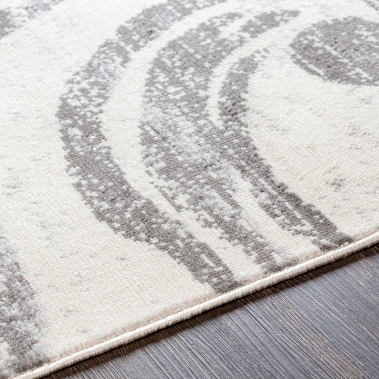 Tapis Scandinave Moderne Blanc/Gris Jamen