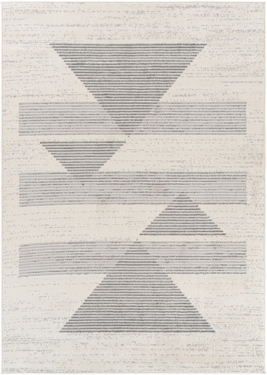Tapis Scandinave Moderne Blanc/Gris Juno
