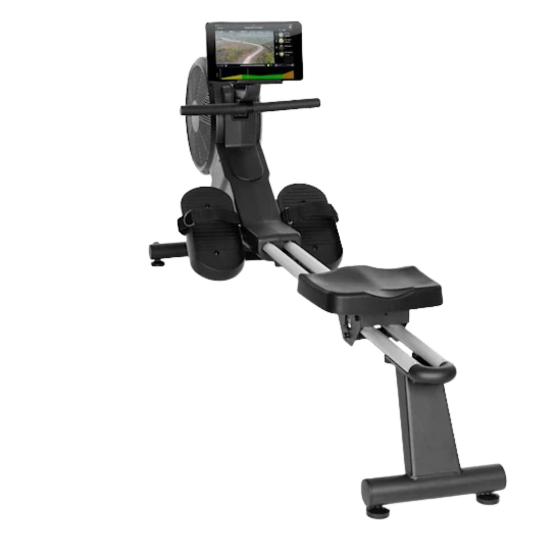 Rameur à résistance magnétique CAPITAL SPORTS Stream M2 105 cm 16 niveaux d'entraînement cardio avec Rangement vertical en Aluminium