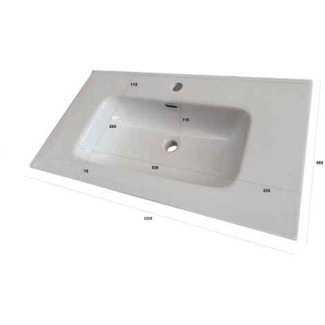 Meuble de salle de bain TABAGNO ZIP 4 pièces Vert sauge 120cm