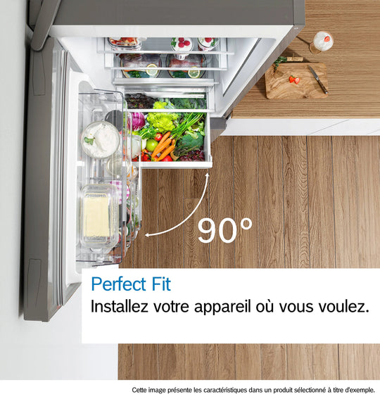 Réfrigérateur combiné BOSCH NoFrost KGN56XLEB