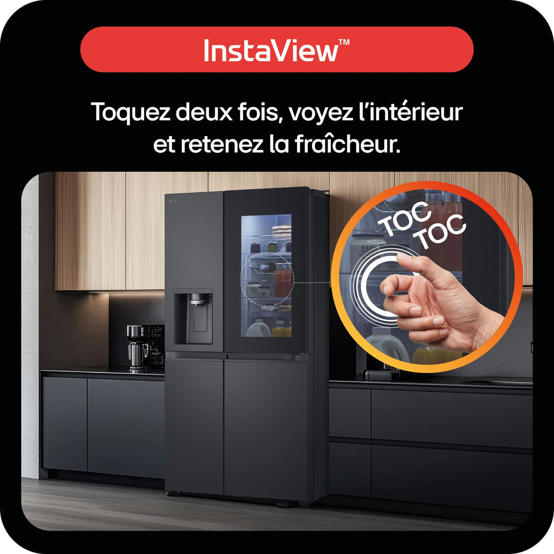 Réfrigérateur américain LG GMG860EPBE