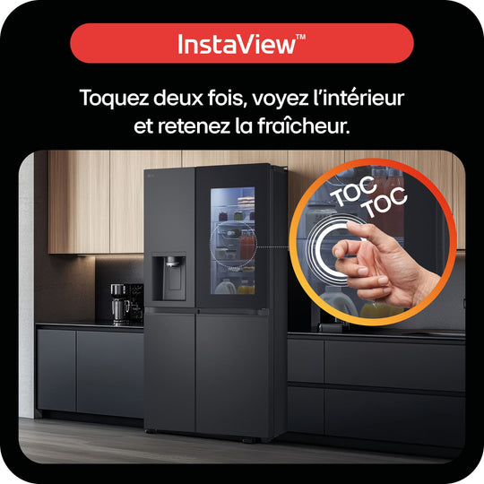 Réfrigérateur américain LG GMG860EPBE